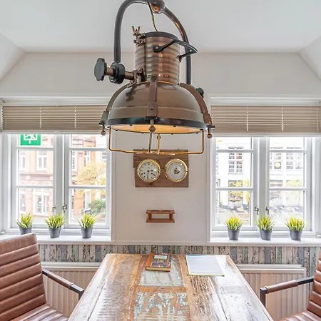 Fewo1846 - Kajuete Am Nordermarkt - Maritim Eingerichtetes Studio-apartment Im Stadtzentrum Flensburgo